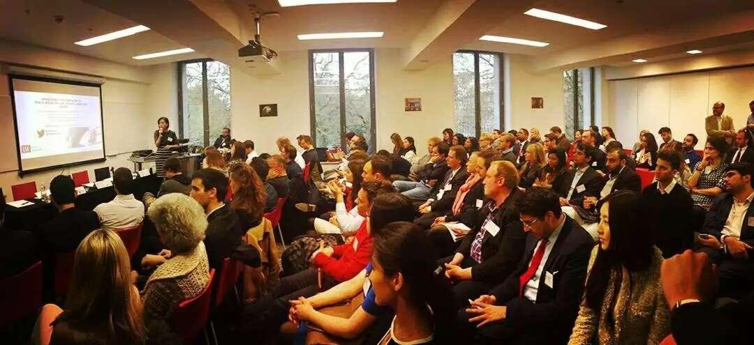 Speaking to a full room