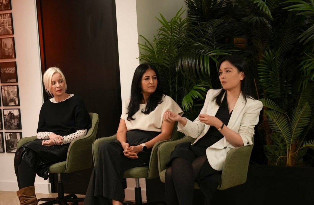 Panel discussion with three speakers